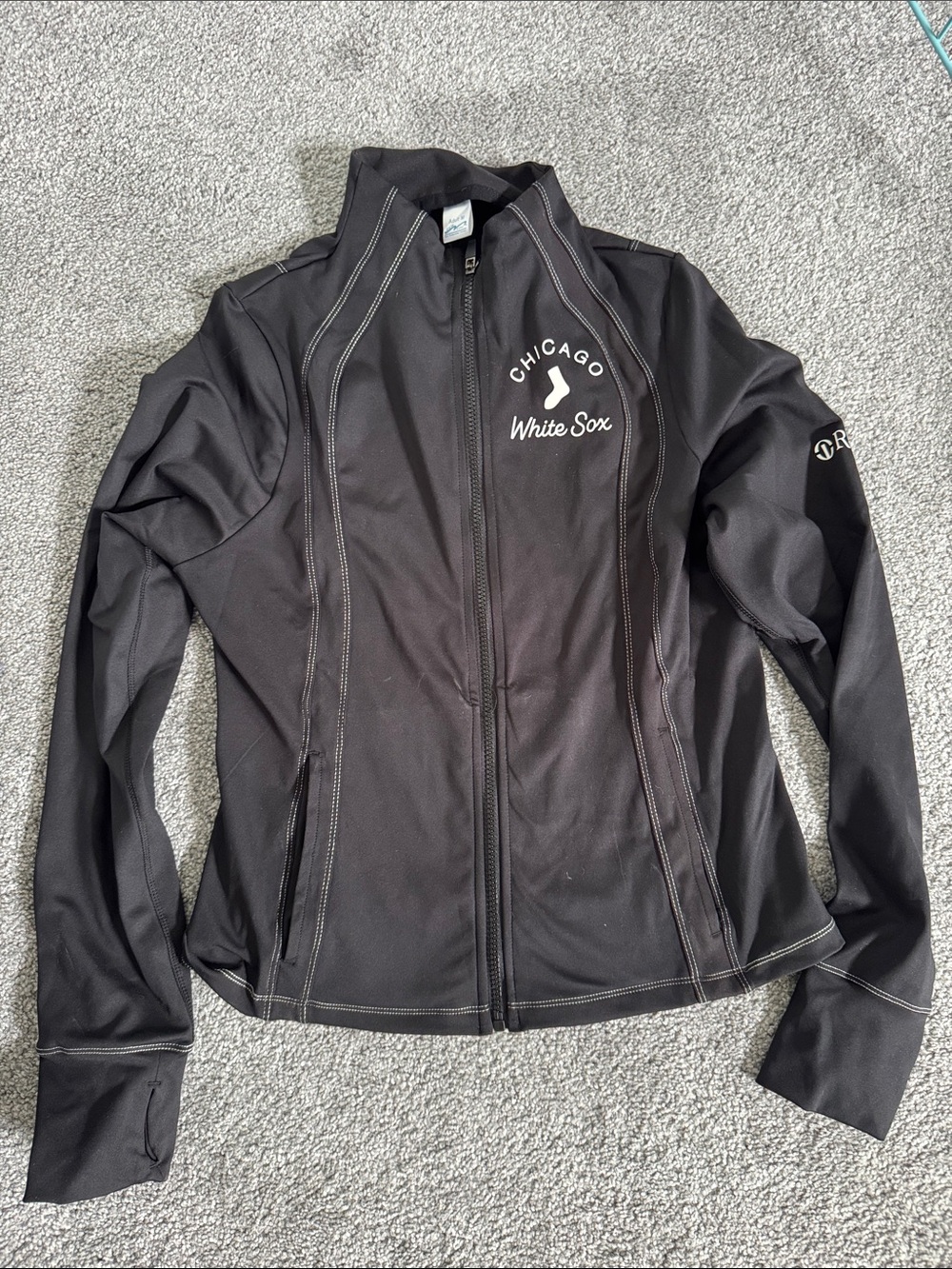 Chicago White Sox Black Full-Zip Women's Jacket